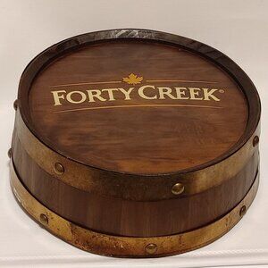 HTF Forty Creek Distillery Barrel Top SIGN Wall Hanging Decor Canadian Whisky